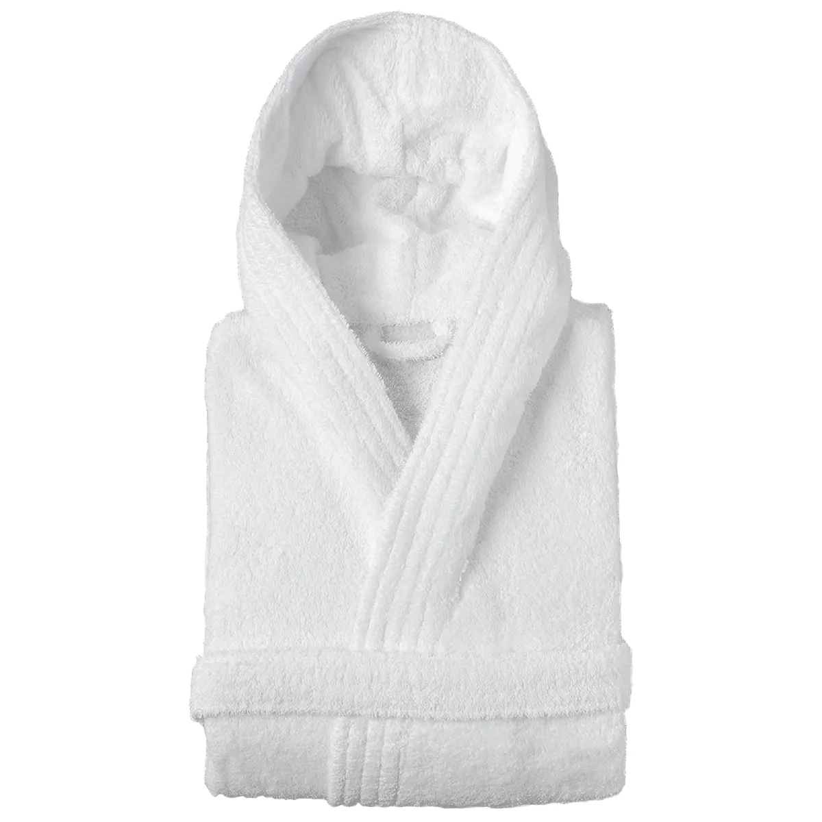 Peignoir À Capuche Adulte Pure Coton S Blanc