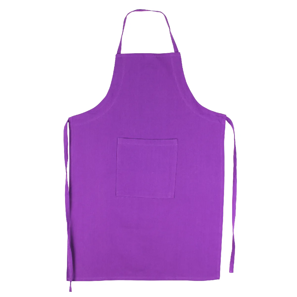 Tablier De Cuisine 60x90 Cm Toile Coton Pure Kitchen Apron Violet