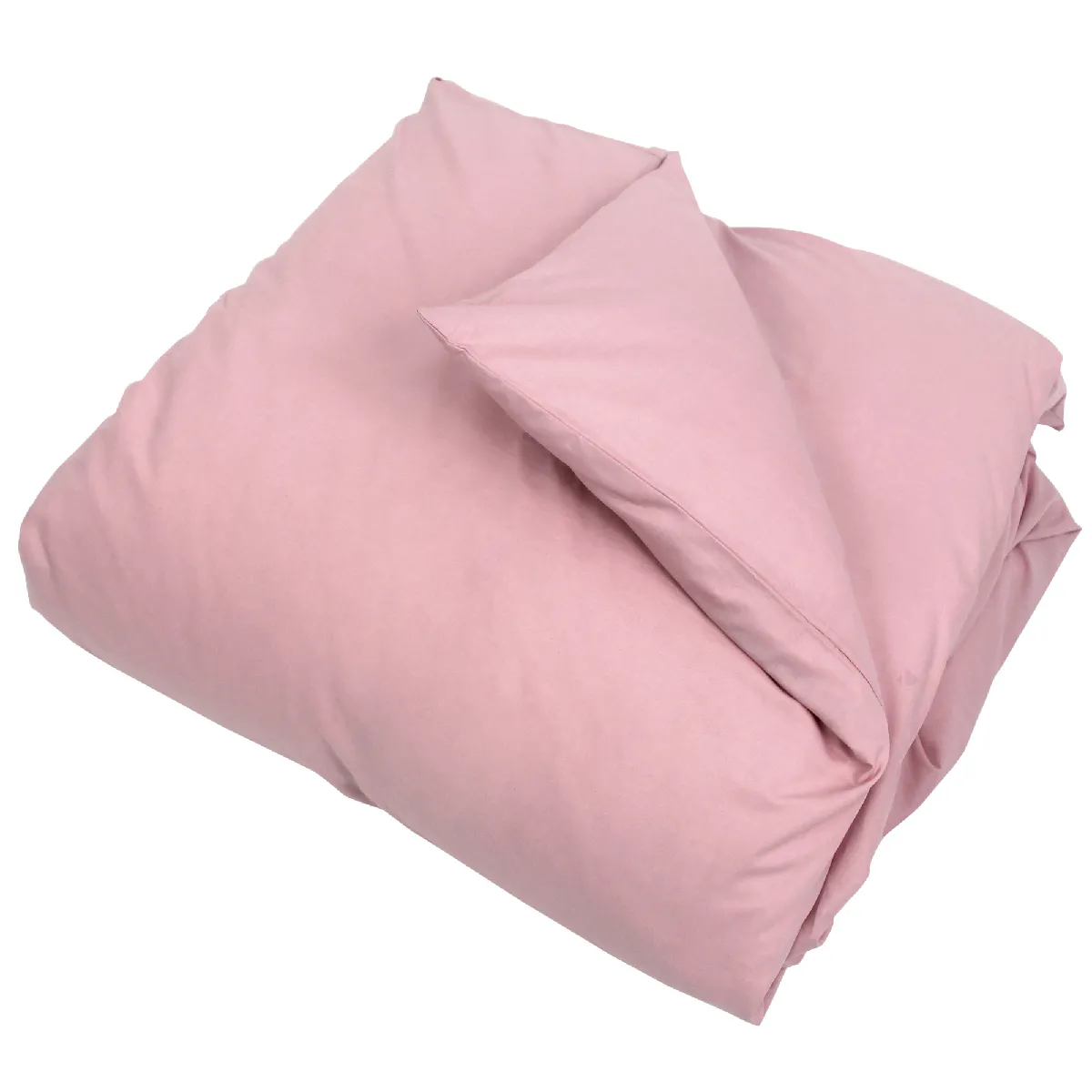 Linnea Alto Housse De Couette Rose Coton 200 X 200 Cm
