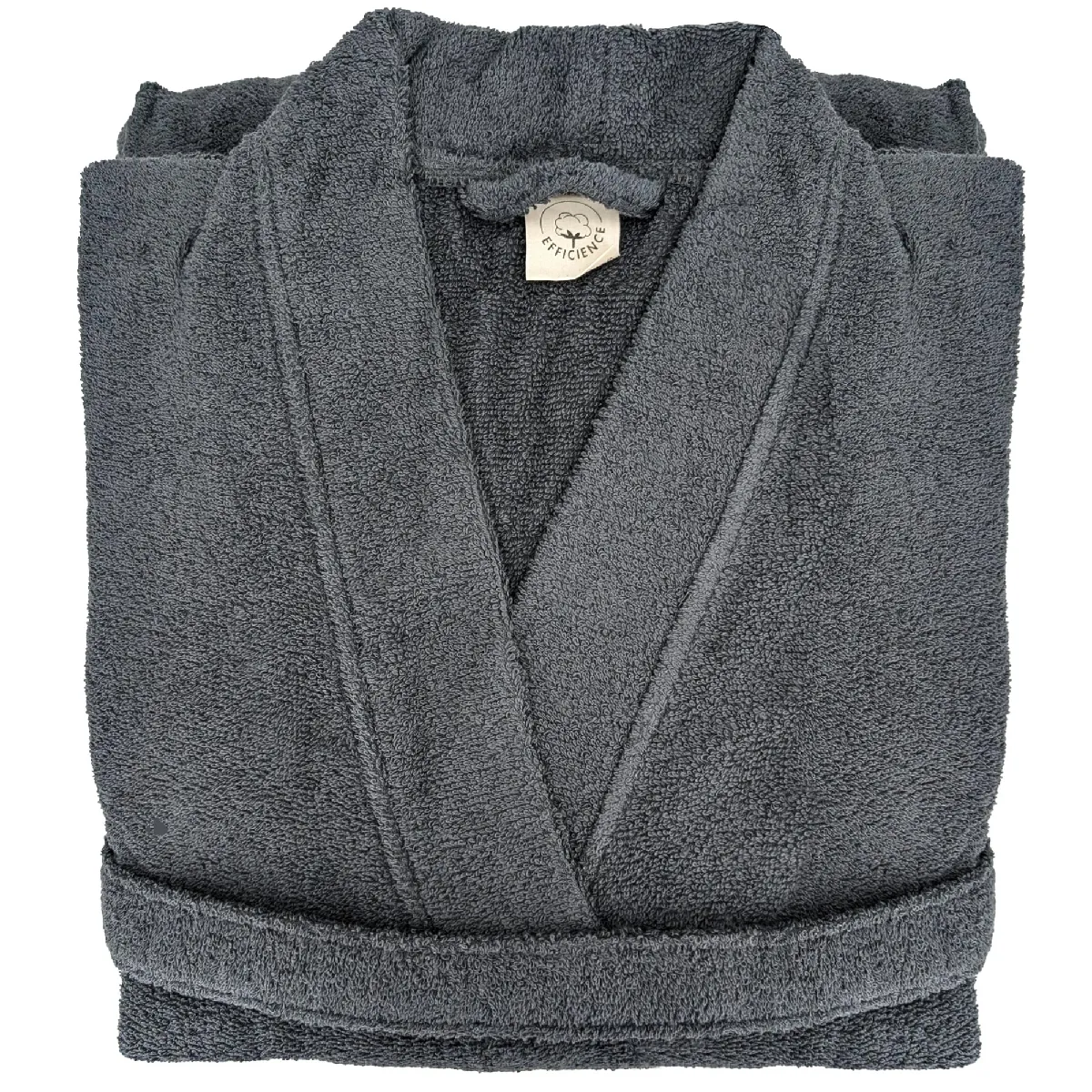 Peignoir Kimono Adulte Efficience Pure Coton L Noir Iron