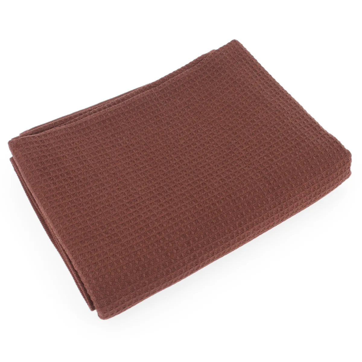 Linnea Pure Waffle 50 X 100 Cm Coton Marron 1 Pièce(s)