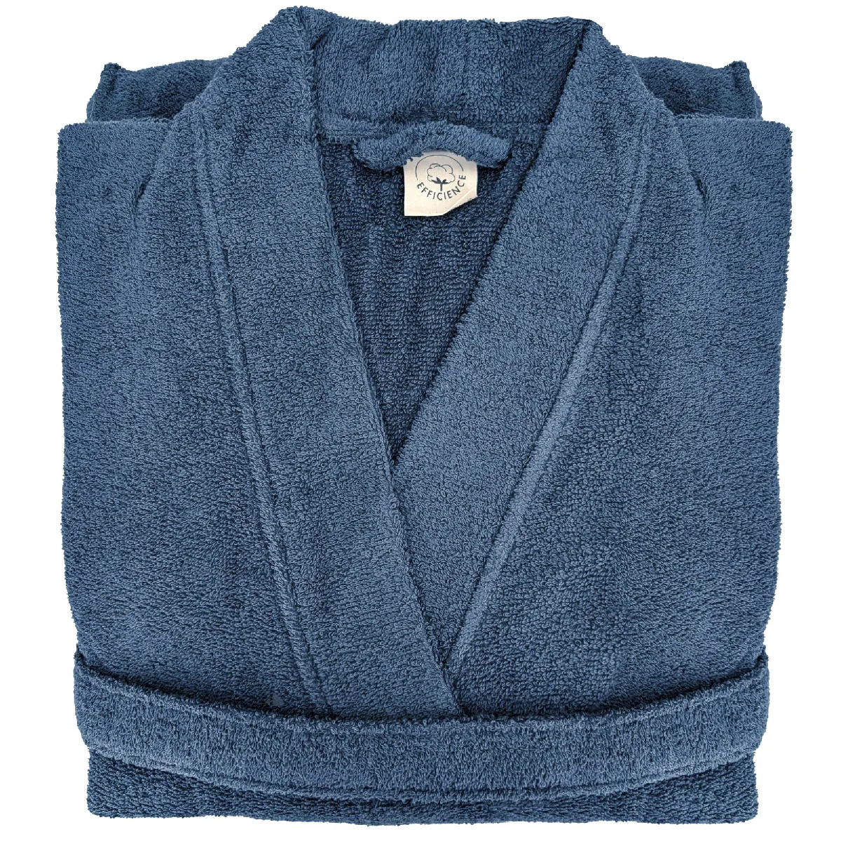 Peignoir Kimono Adulte Efficience Pure Coton Xl Bleu Pacific