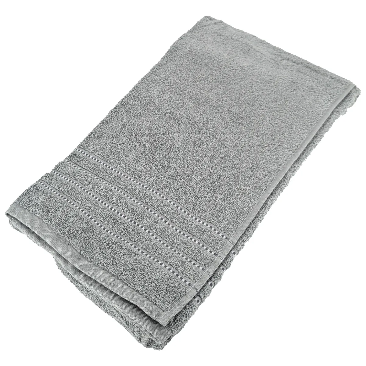 Drap De Douche 70x140 Cm Coton 500 G/m² Charm Gris Argent