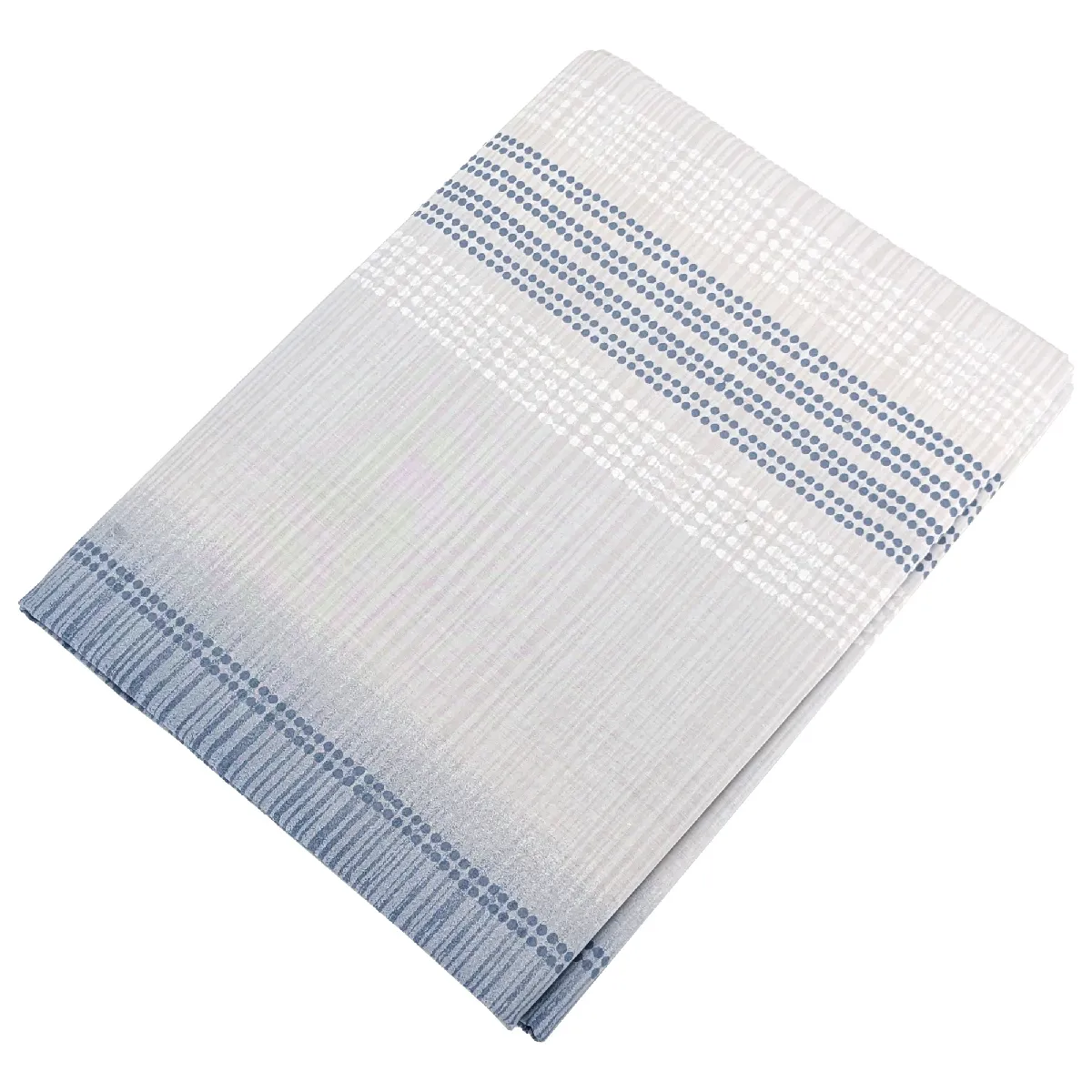 Drap Plat 280x325 Cm En 100% Percale De Coton Esteban Bleu