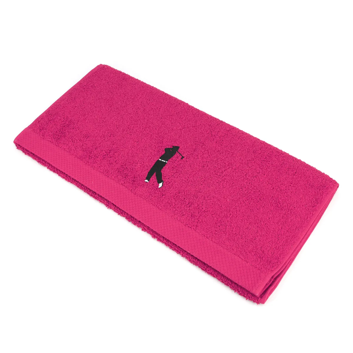 Serviette De Toilette 50x100 Cm Coton 550g/m2 Pure Golf Rose Fuchsia