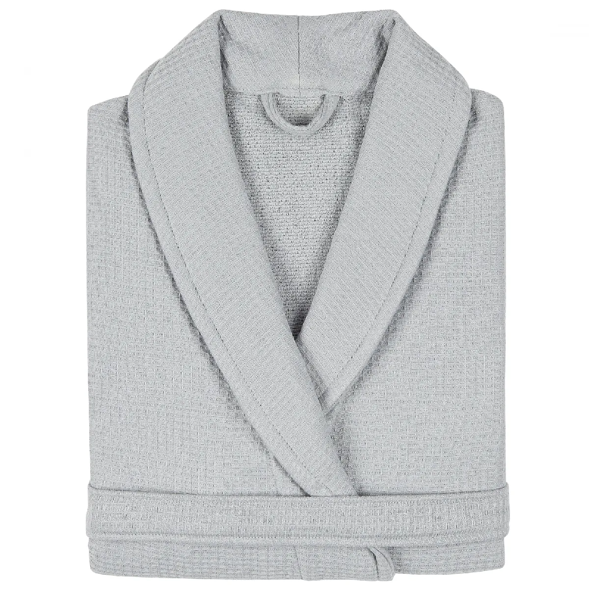 Peignoir Col Châle Adulte Natural Coton S Gris Platine