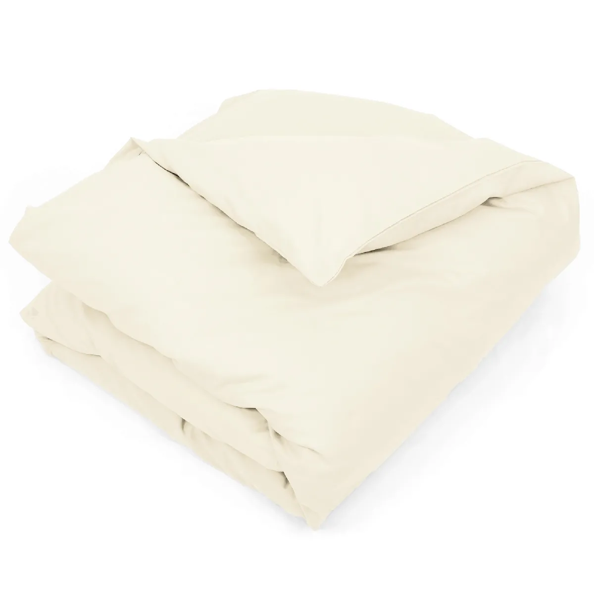 Housse De Couette Uni 280x240 Cm Coton Alto Crème