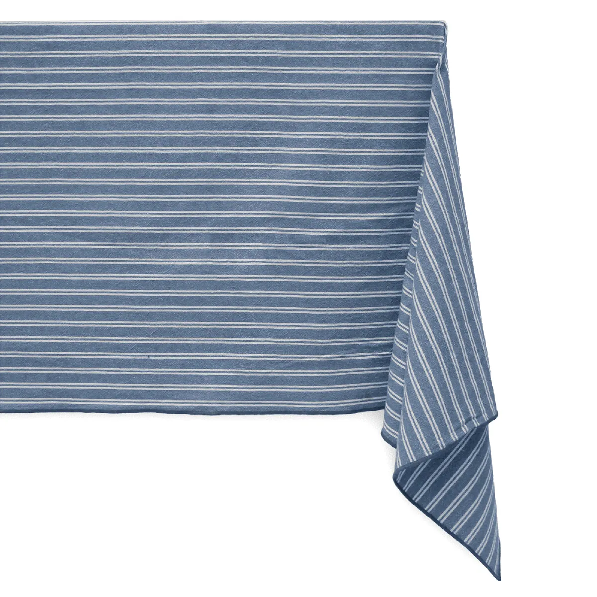 Nappe Rectangulaire 160x250 Cm Coton Lili Bleu Marine