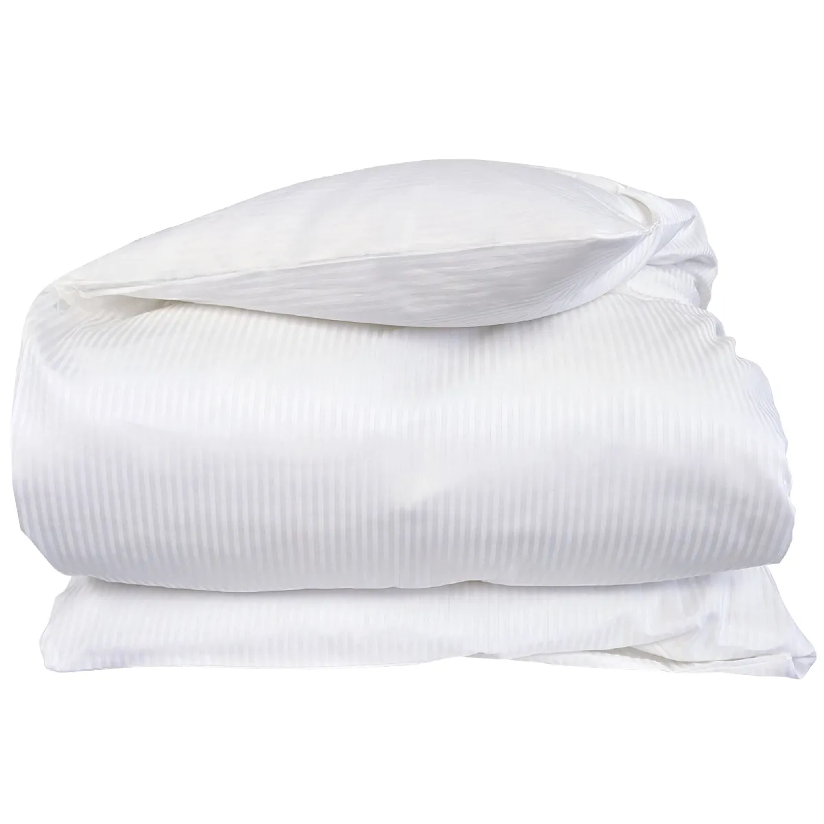 Linnea Grand Hôtel Housse De Couette Blanc Satin 240 X 220 Cm