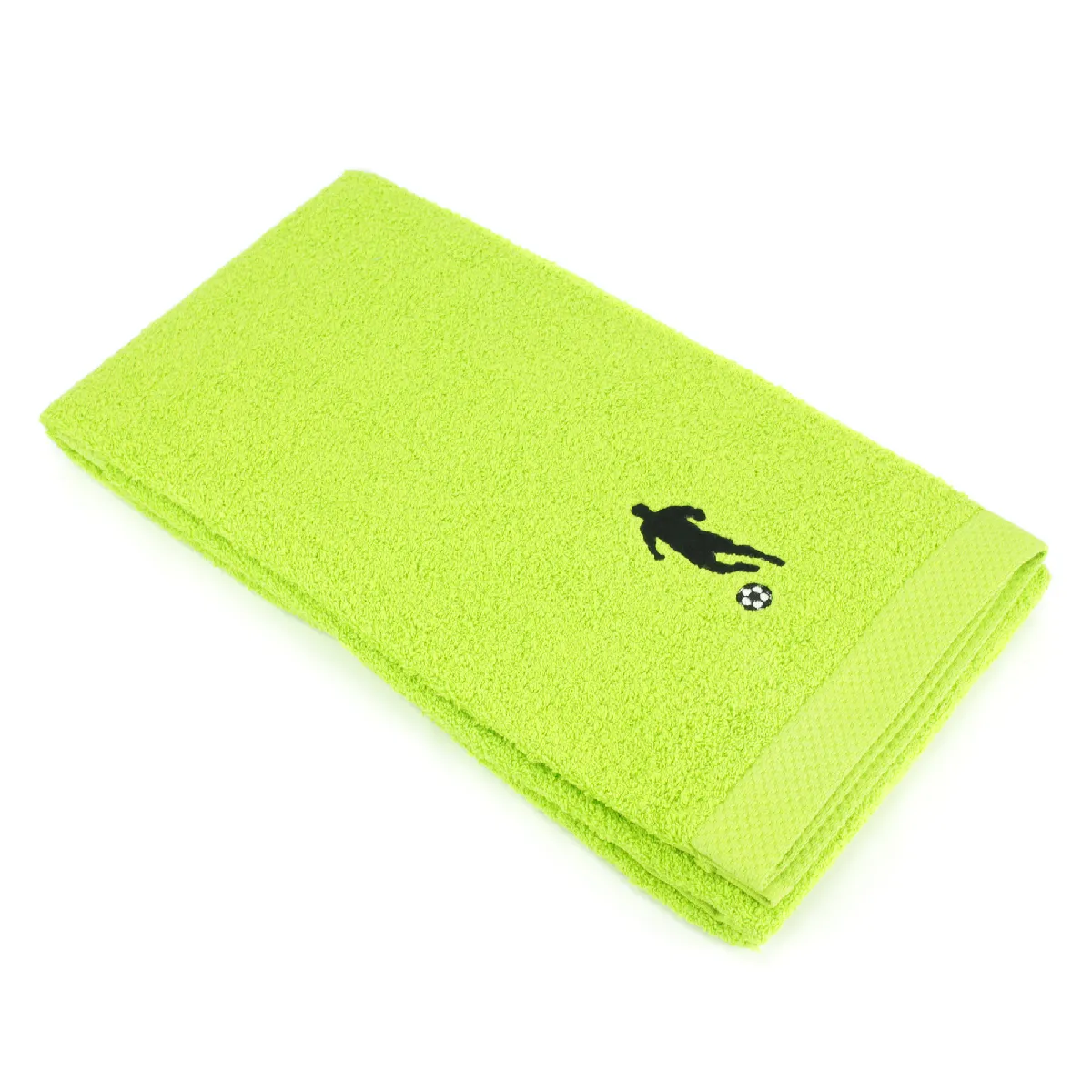 Linnea Pure Football Vert Coton 70 X 140 Cm 1 Pièce(s)