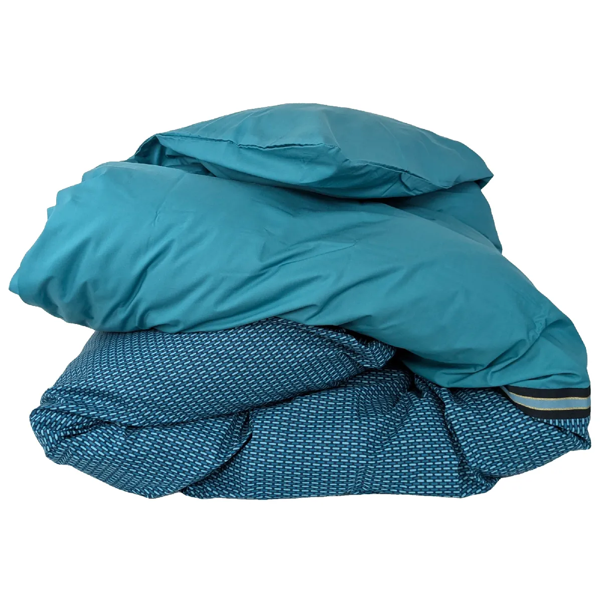 Linnea Gustav Housse De Couette Vert Percale 200 X 200 Cm