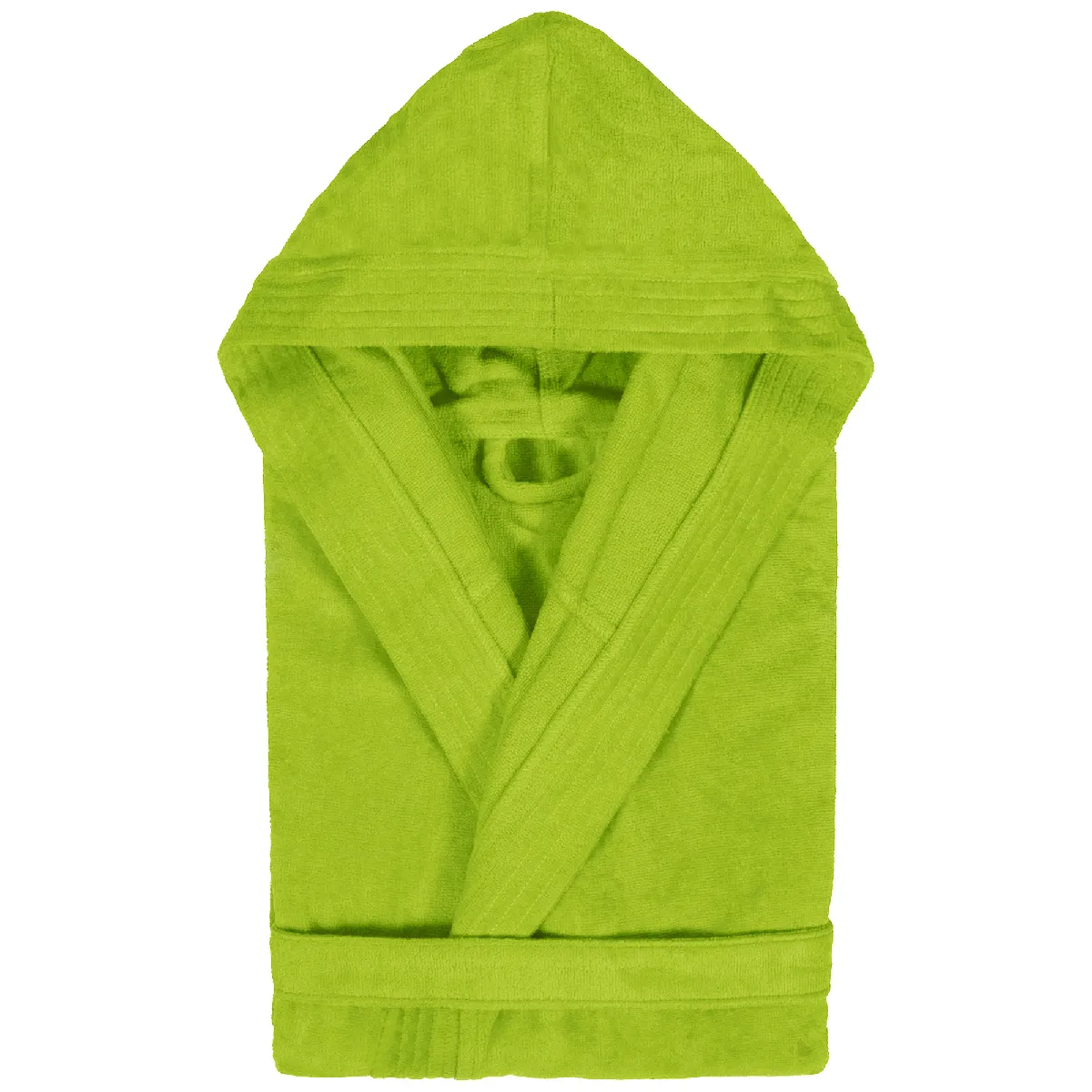 Peignoir À Capuche Enfant Cool Coton 14 Ans Velours Vert Pistache