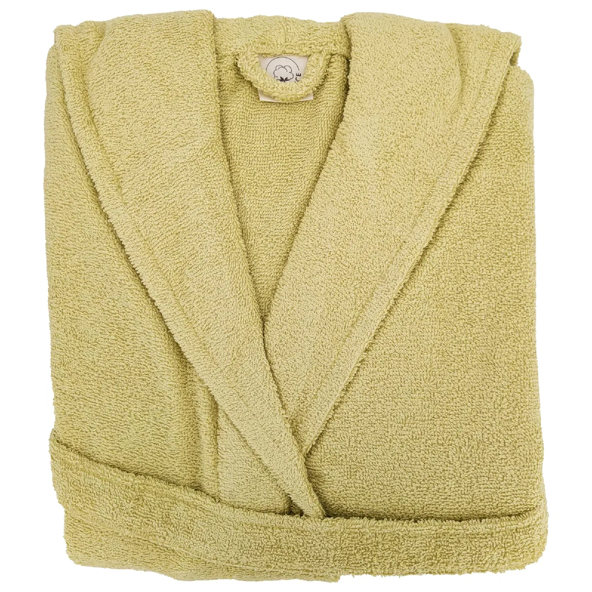 Peignoir À Capuche Adulte Efficience Pure Coton Xl Vert Menta