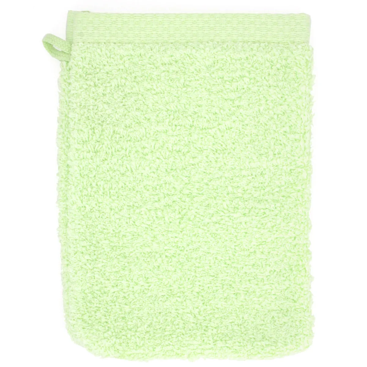 Gant De Toilette 16x21 Cm Pure Vert Pomme 550g/m2