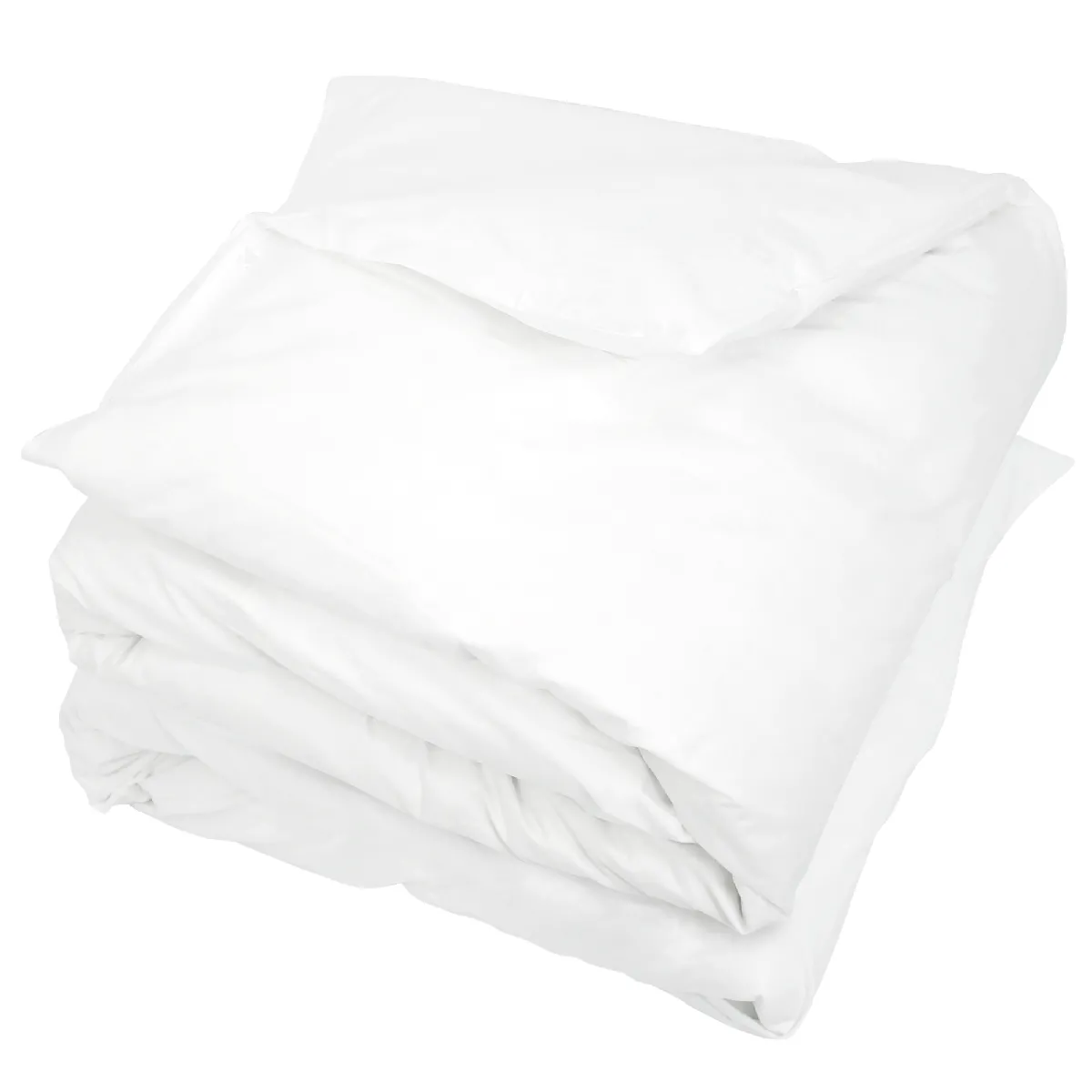 Housse De Couette Uni 300x300 Cm Percale Primo Blanc