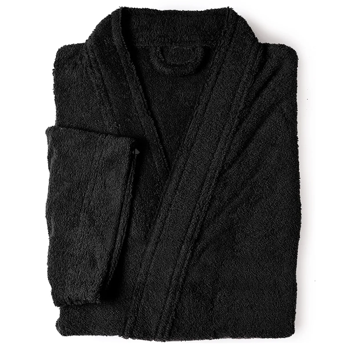 Peignoir Kimono Adulte Pure Coton S Noir