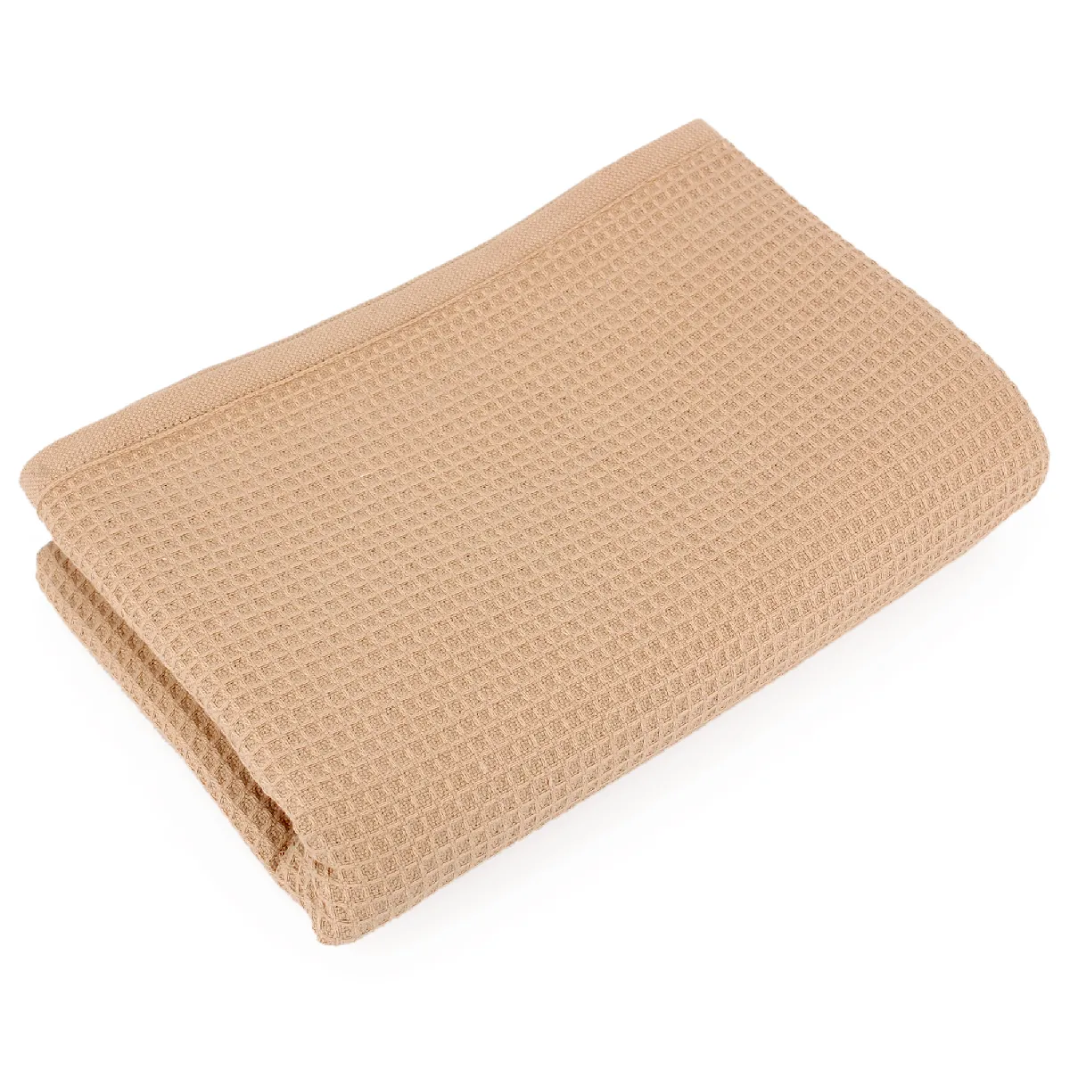 Linnea Pure Waffle 50 X 100 Cm Coton Marron 1 Pièce(s)