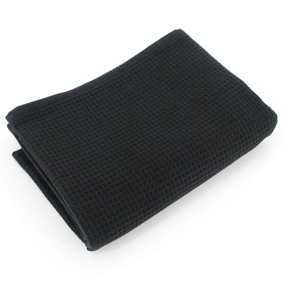 Linnea Pure Waffle 50 X 100 Cm Coton Noir 1 Pièce(s)