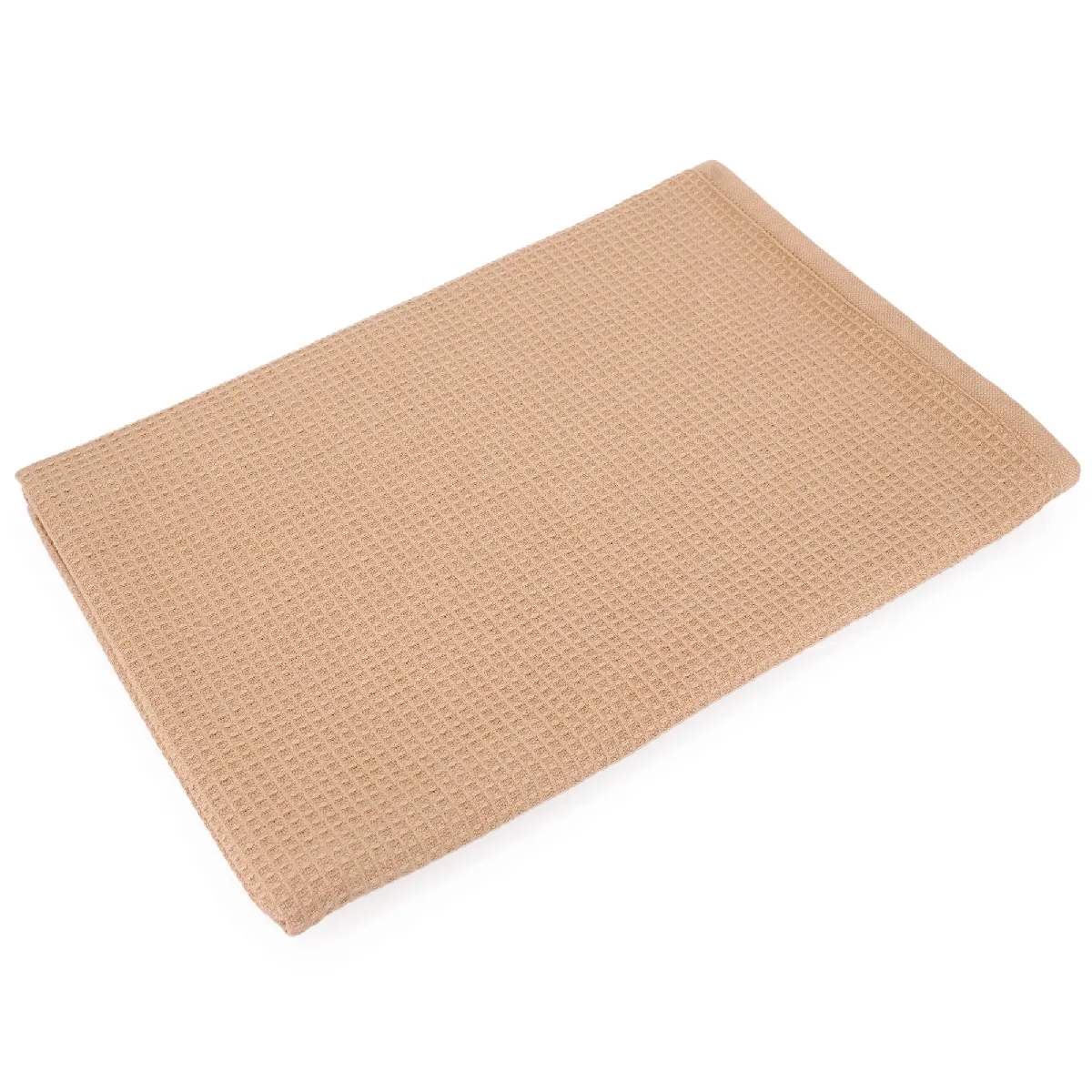 Linnea Pure Waffle 90 X 160 Cm Coton Marron 1 Pièce(s)
