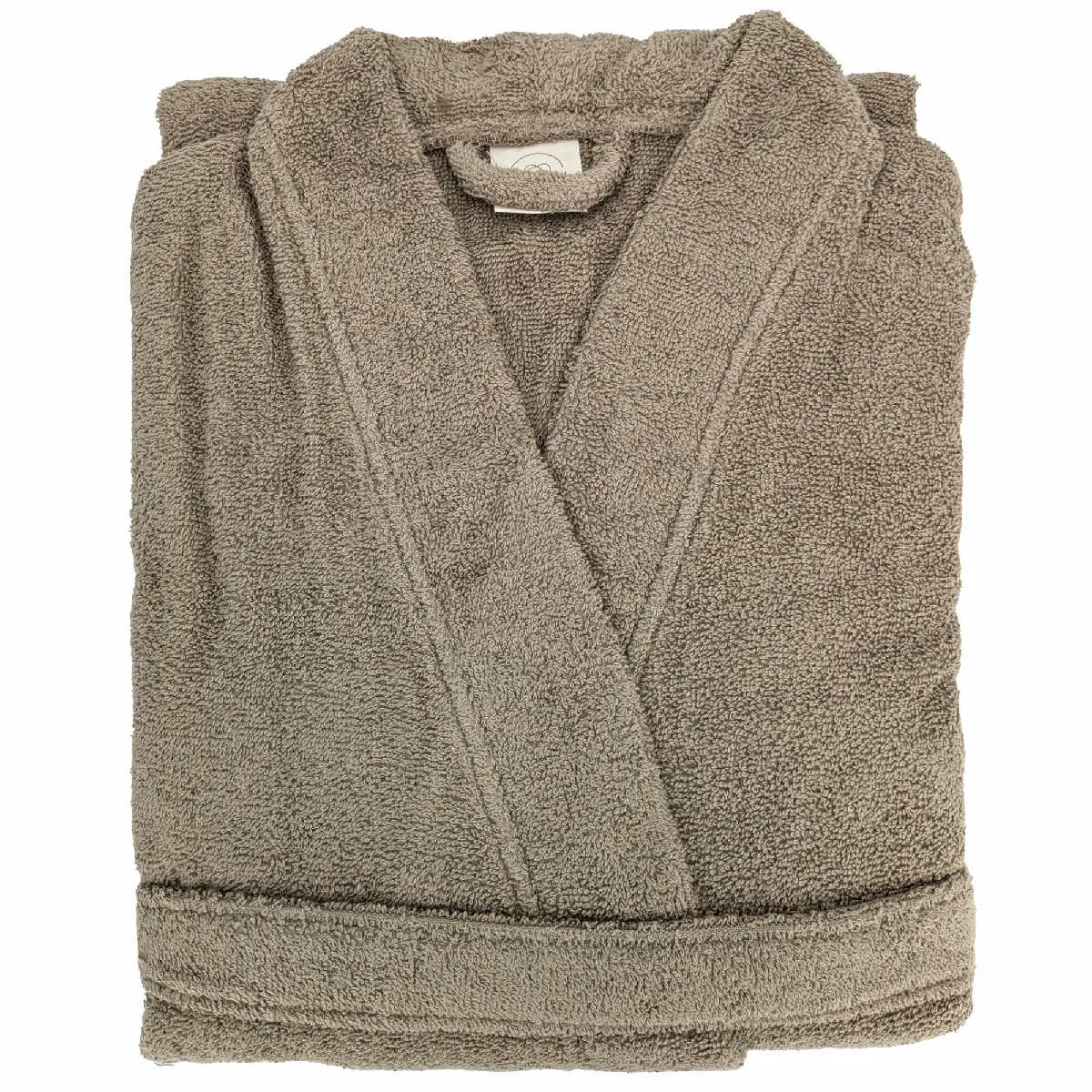 Peignoir Kimono Adulte Efficience Pure Coton L Marron Roble