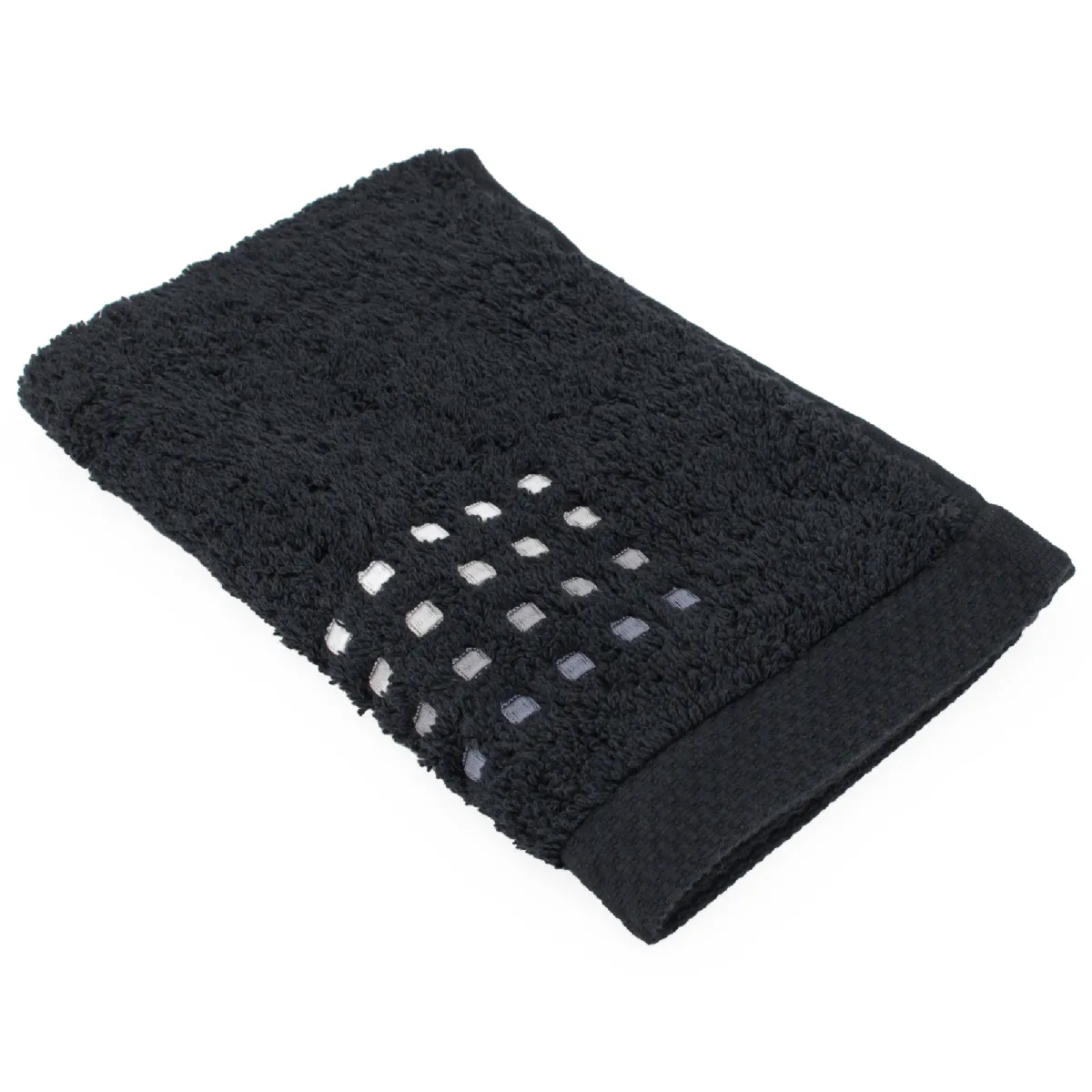 Linnea Pure Squares Coton Noir 33 X 50 Cm 1 Pièce(s)