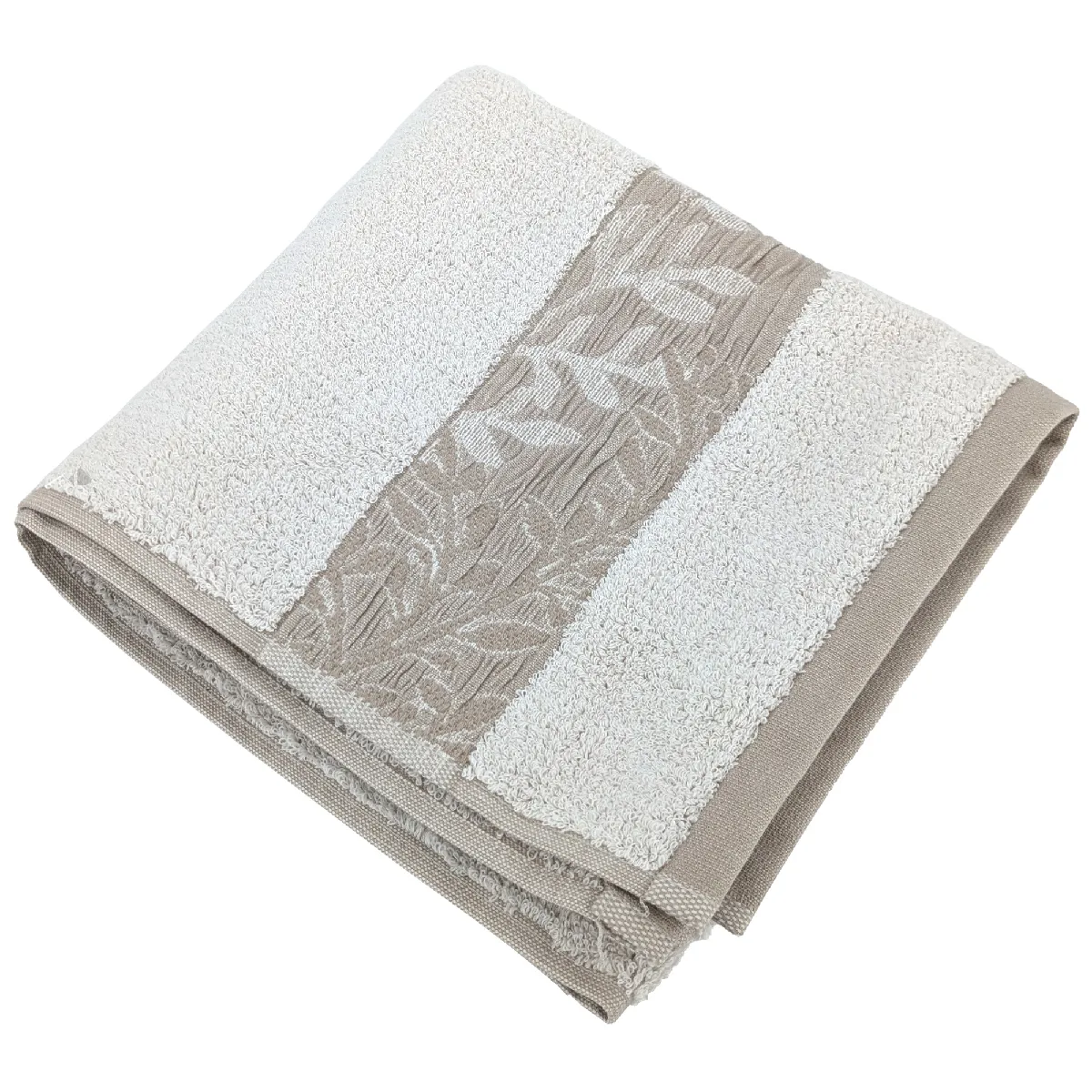 Serviette De Toilette 50x100 Cm Folium Coton 520g/m² Beige