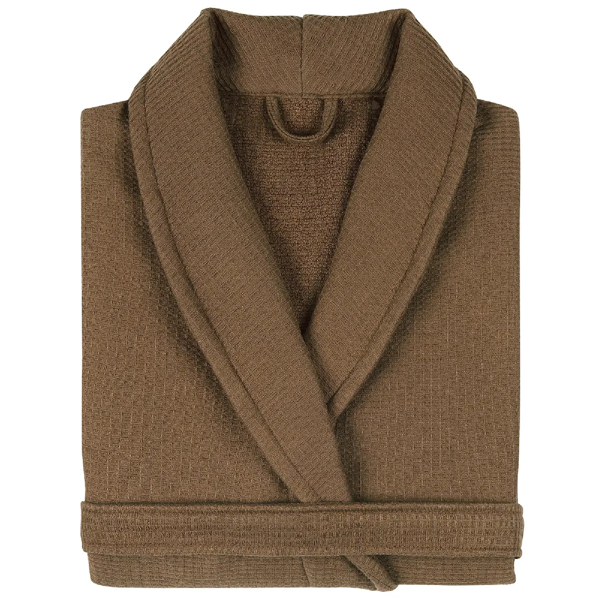 Peignoir Col Châle Adulte Natural Coton Xl Marron