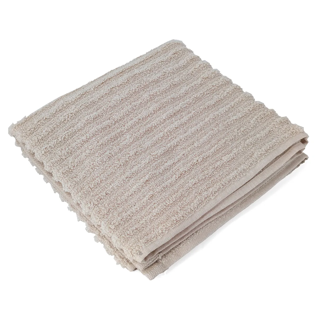 Serviette De Toilette Uni Coton 50x100 Cm Spectre Beige