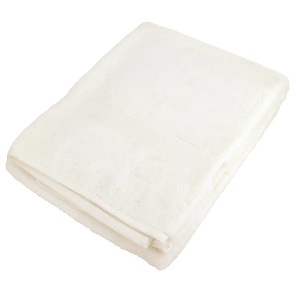 Drap De Bain 85x160 Cm Luxor Blanc Crème