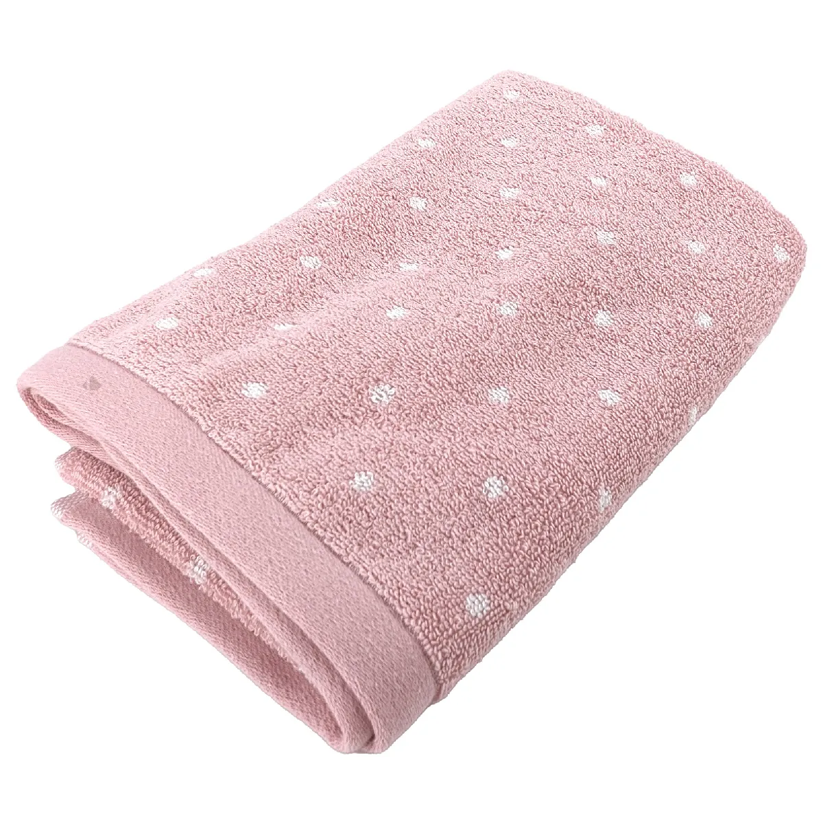 Serviette De Toilette 50x100 Cm Efficience Dots Rose Flamingo