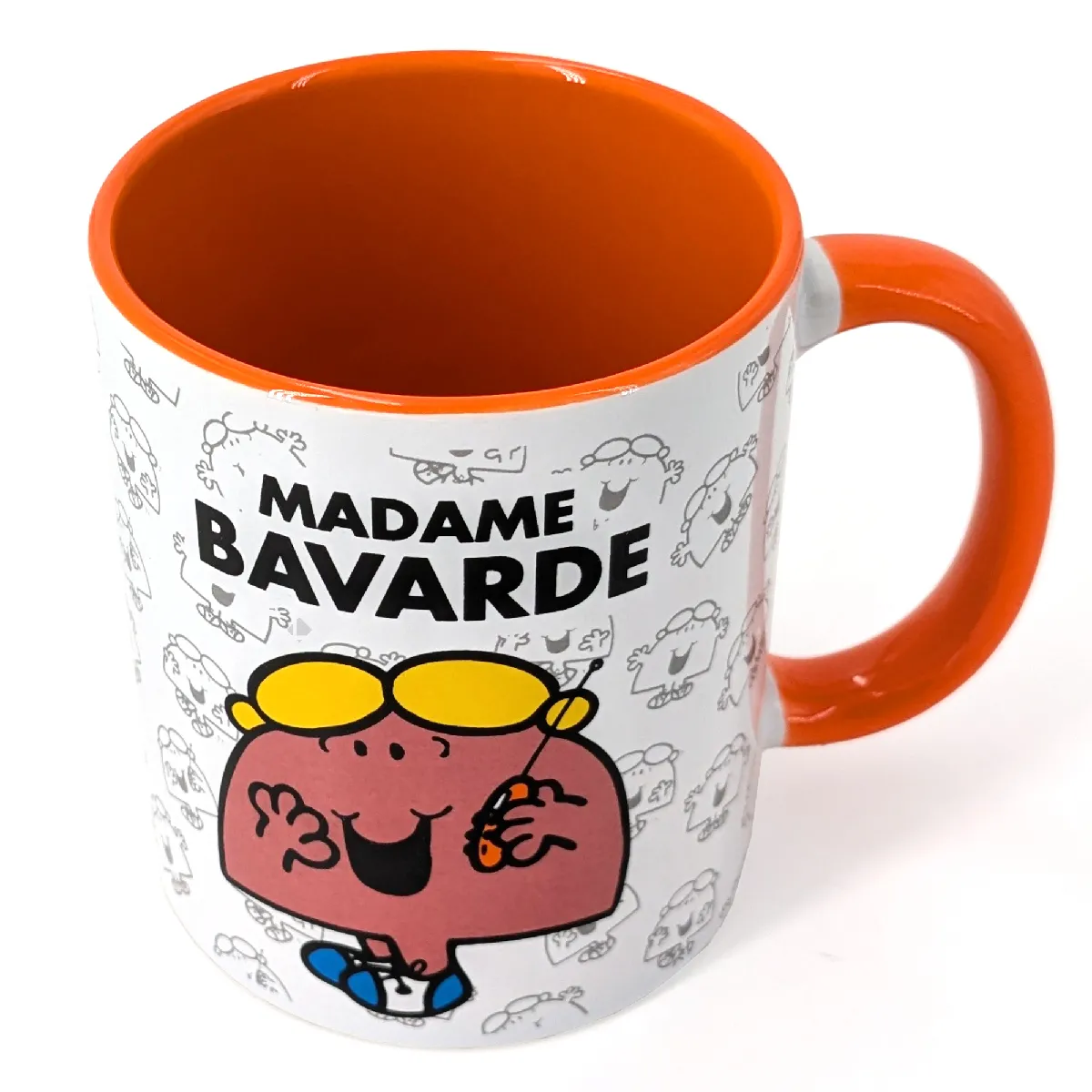 Mug En Céramique 30 Cl Monsieur Madame Série Mme Bavarde