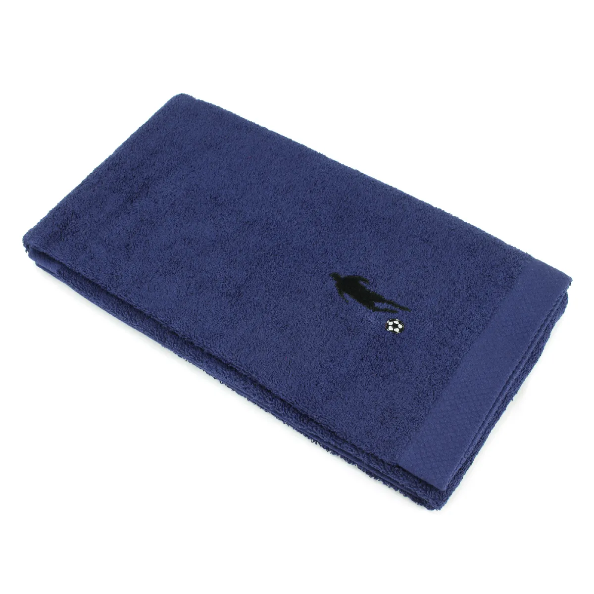 Linnea Pure Football Bleu Coton 70 X 140 Cm 1 Pièce(s)