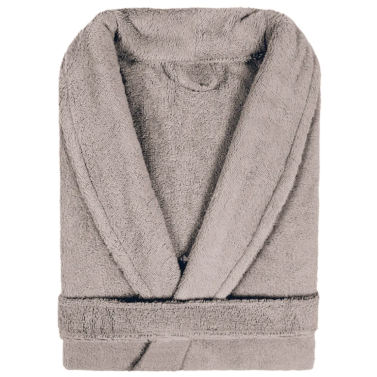 Peignoir Col Châle Adulte Pure Coton S Beige Sable