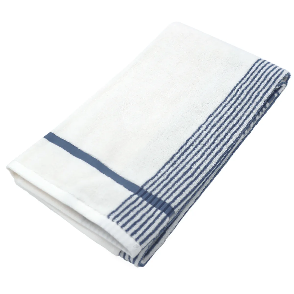 Linnea Ribbon Bleu Coton 70 X 140 Cm 1 Pièce(s)