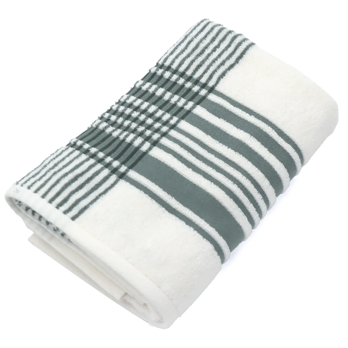 Linnea Ribbon Serviette À Main Vert 50 X 100 Cm