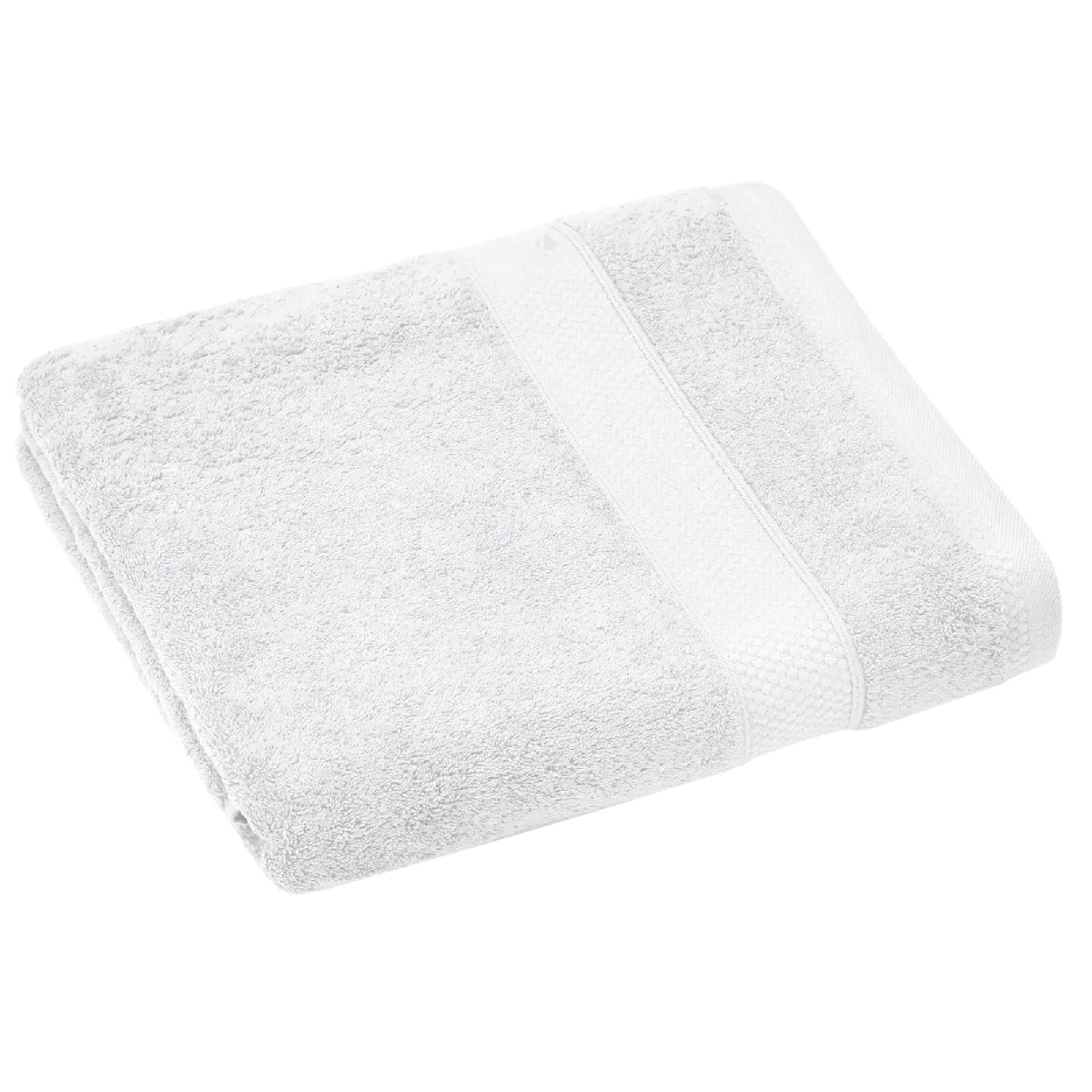 Drap De Douche Coton 550g/m2 70x130 Cm Collection Naïa Blanc
