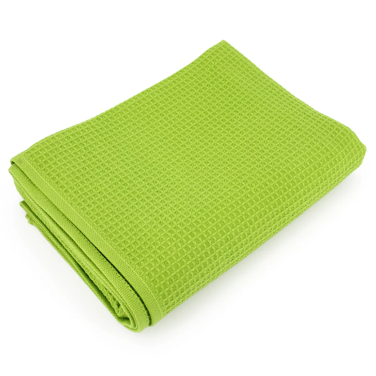 Linnea Pure Waffle 50 X 100 Cm Coton Vert 1 Pièce(s)