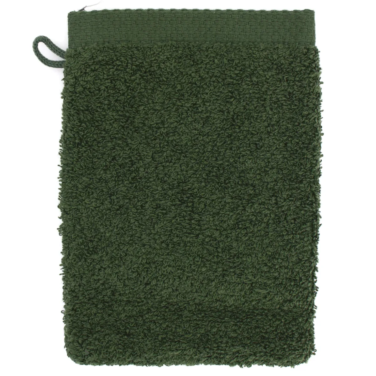 Gant De Toilette 16x21 Cm Pure Kaki 550g/m2