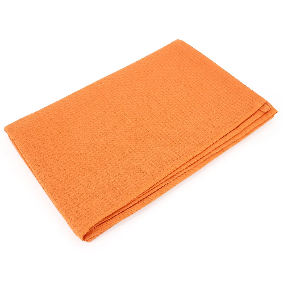 Linnea Pure Waffle 90 X 160 Cm Coton Orange 1 Pièce(s)