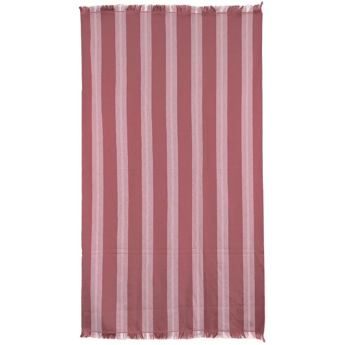 Drap De Plage 100x180 Cm Pur Coton Collection Supramonte Rouge