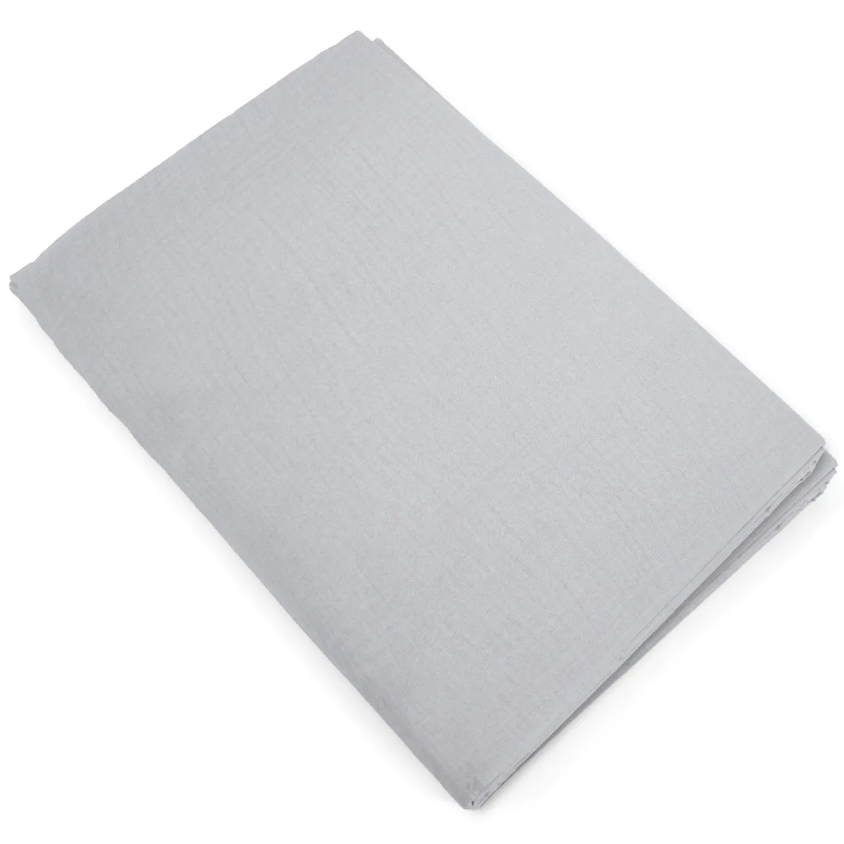 Housse De Couette 280x240 Cm Mousseline De Coton Milos Blanc Neige