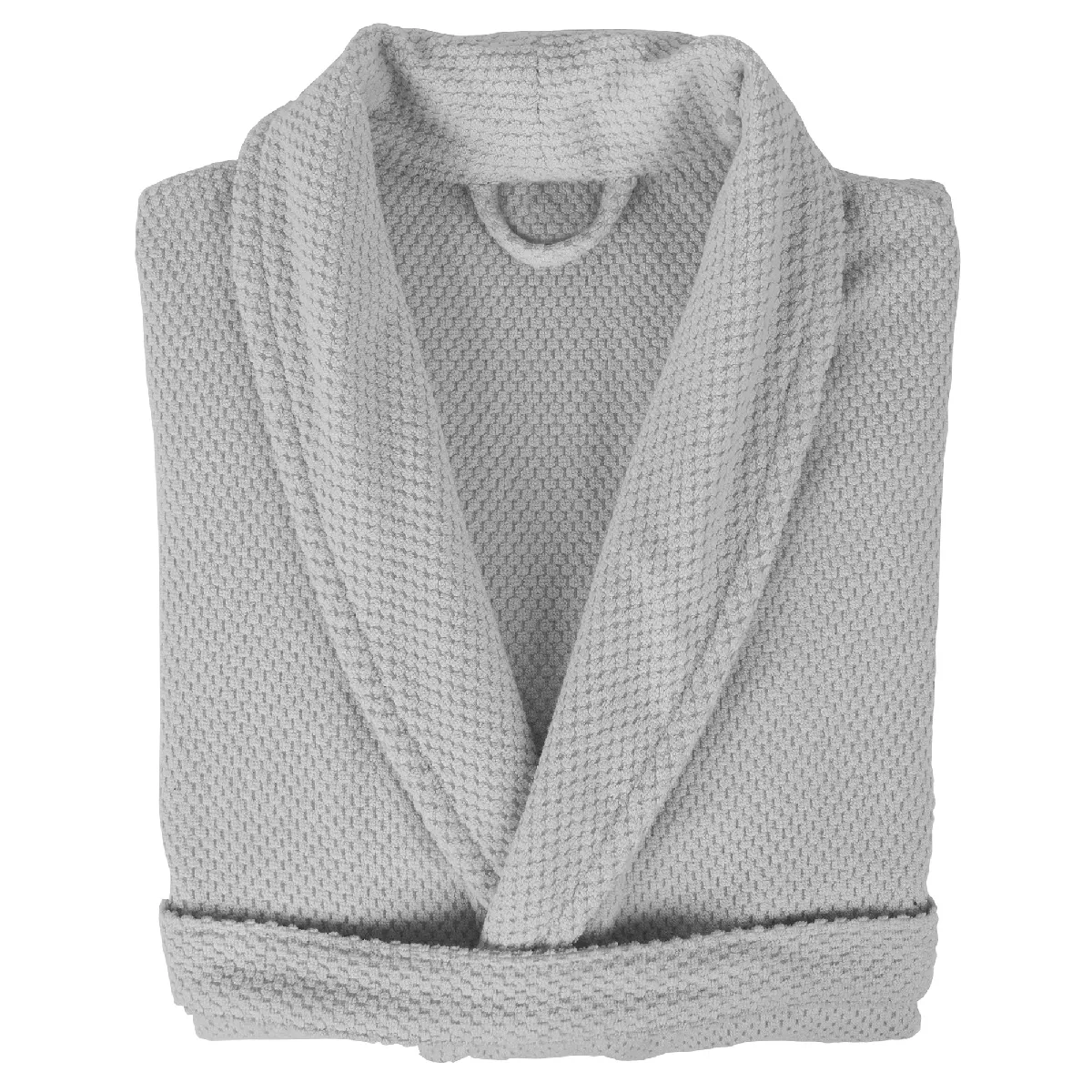 Peignoir Col Châle Adulte Dune Coton L Gris Argent