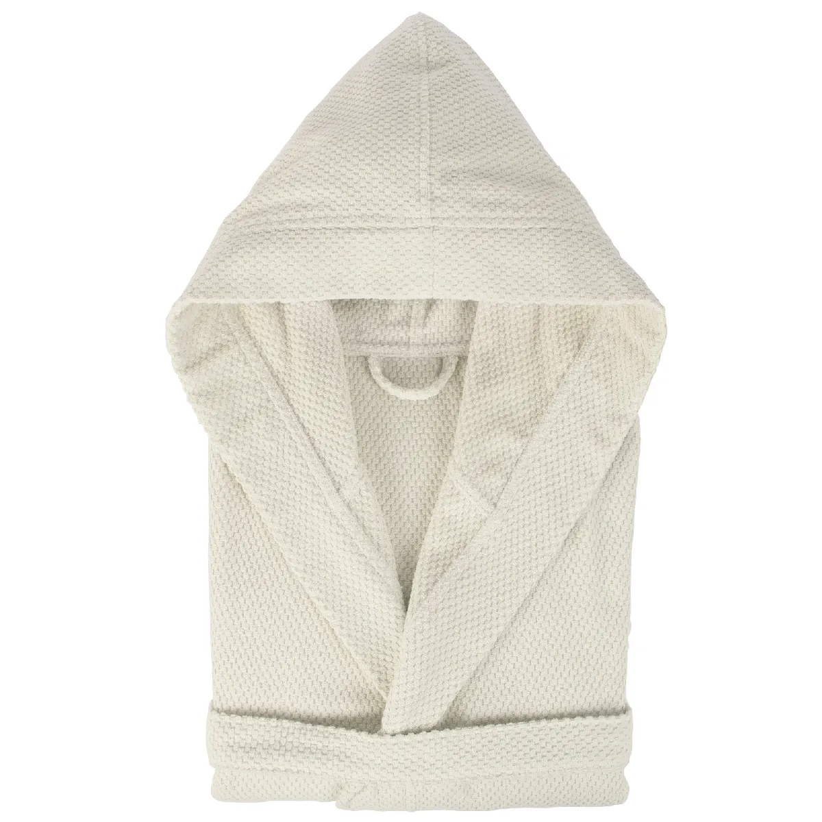 Peignoir À Capuche Adulte Dune Coton Xl Beige
