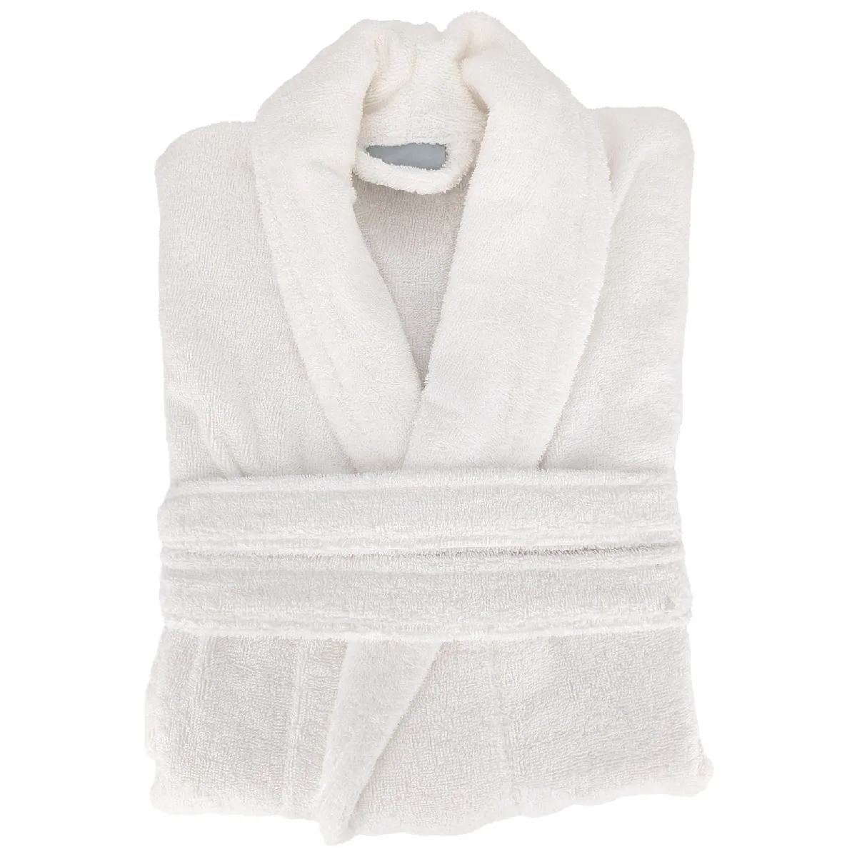 Peignoir Col Châle Naia Éponge Coton Taille Xxl Blanc