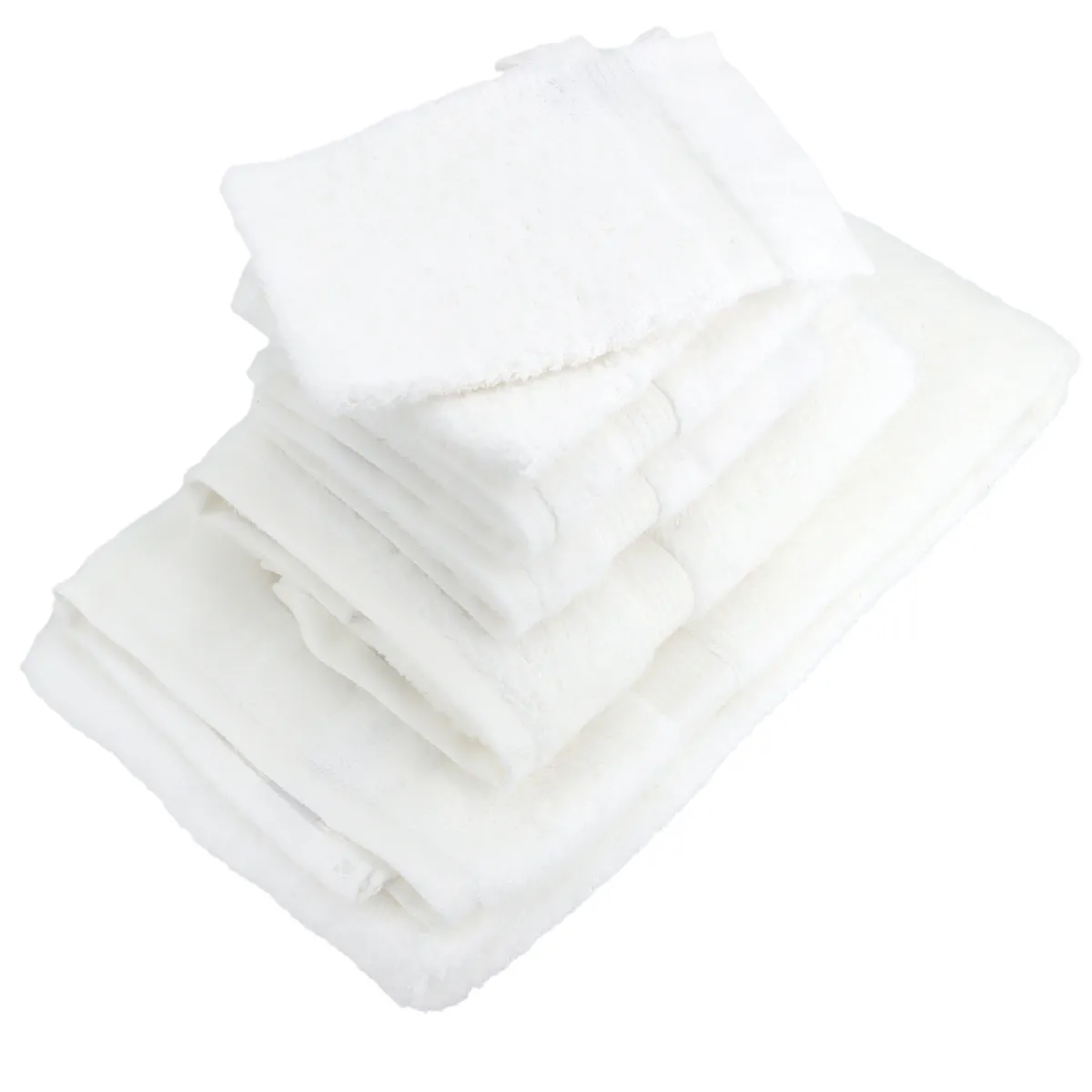 Parure De Bain Luxor 6 Pièces Blanc