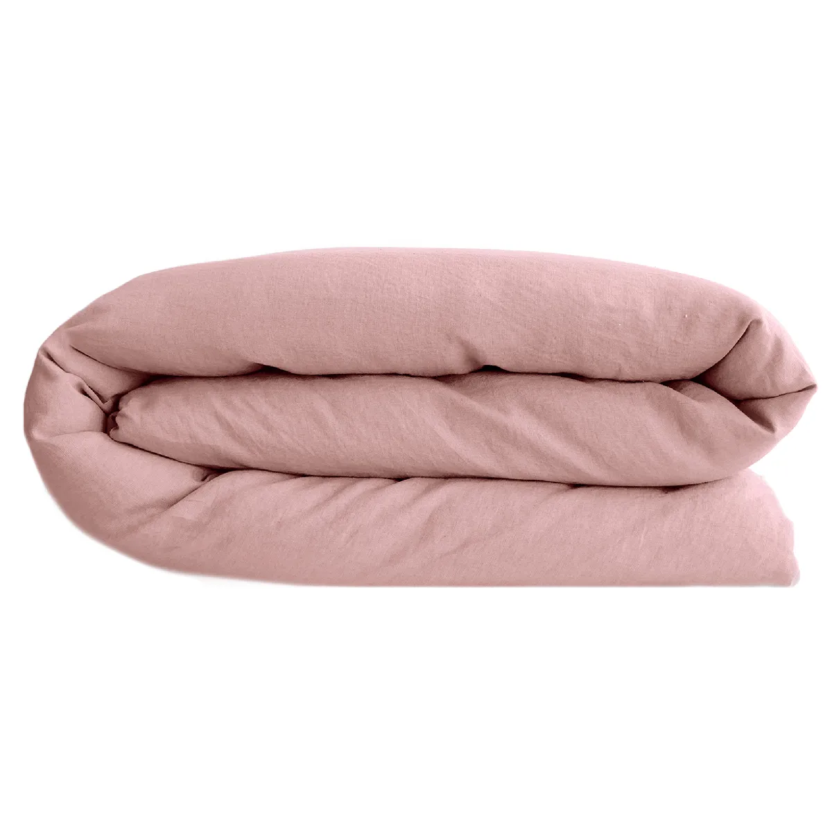 Housse De Couette Lin Et Coton 240x220 Cm Collection Opera Rose