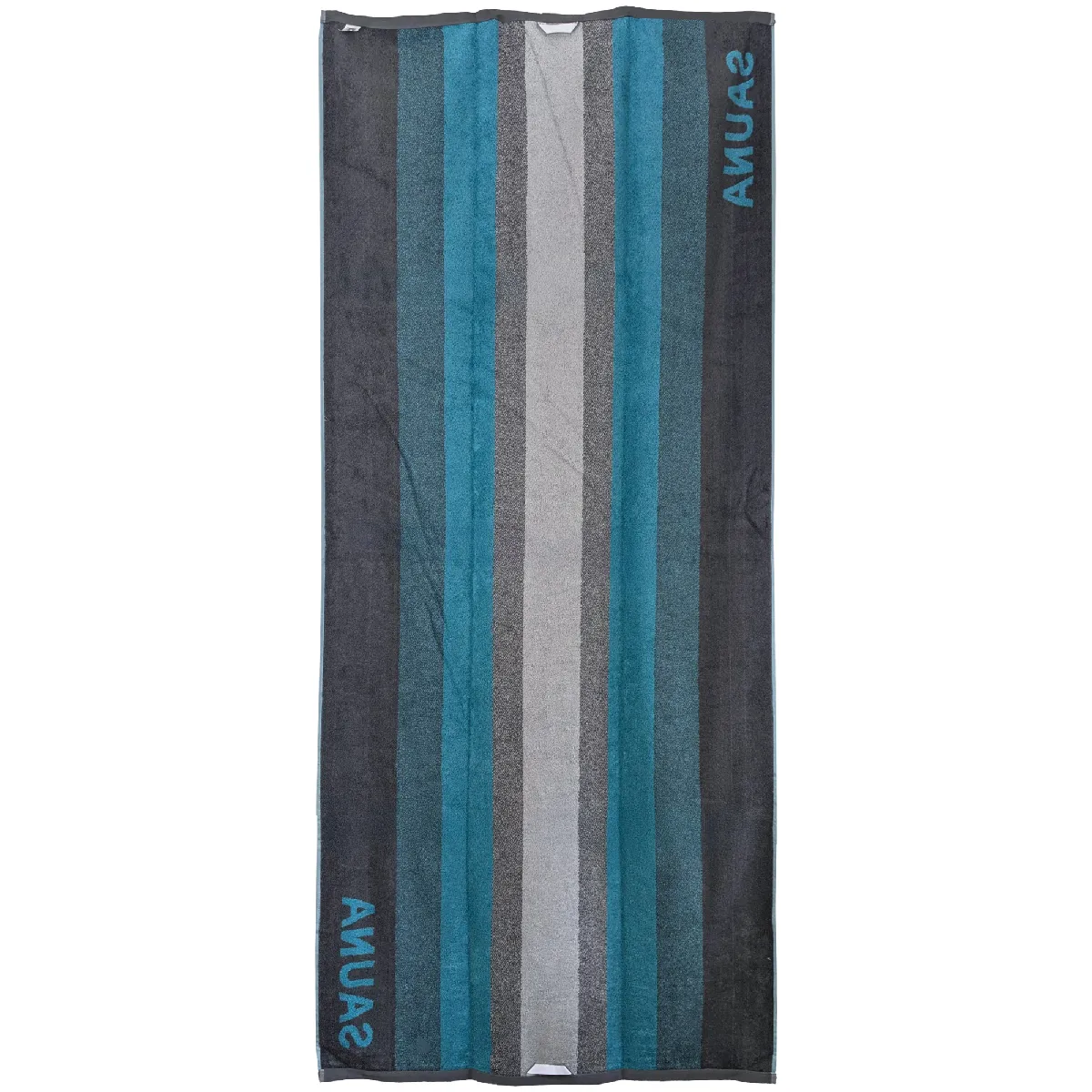 Drap De Sauna 85x200 Cm Pur Coton Collection Sauna À Rayures Bleu