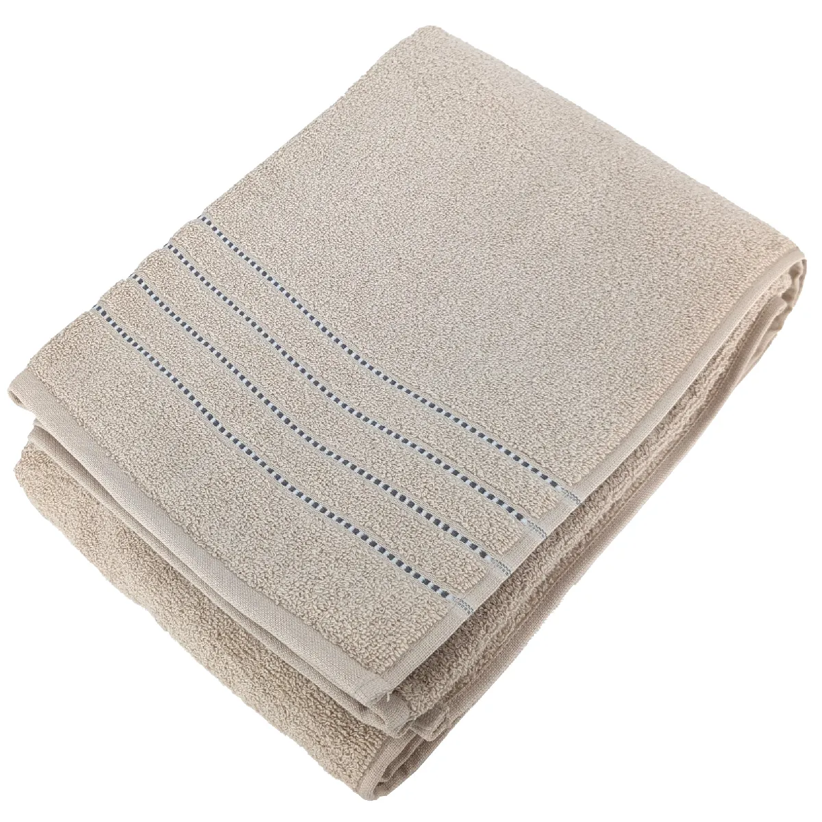 Drap De Bain 100x150 Cm Coton 500 G/m² Charm Ivoire