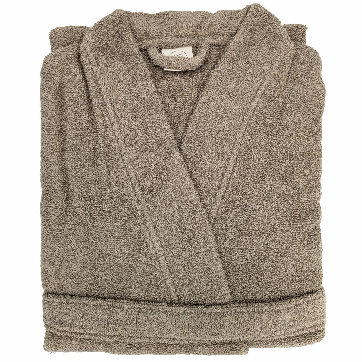 Peignoir Kimono Adulte Efficience Pure Coton Xxl Marron Roble