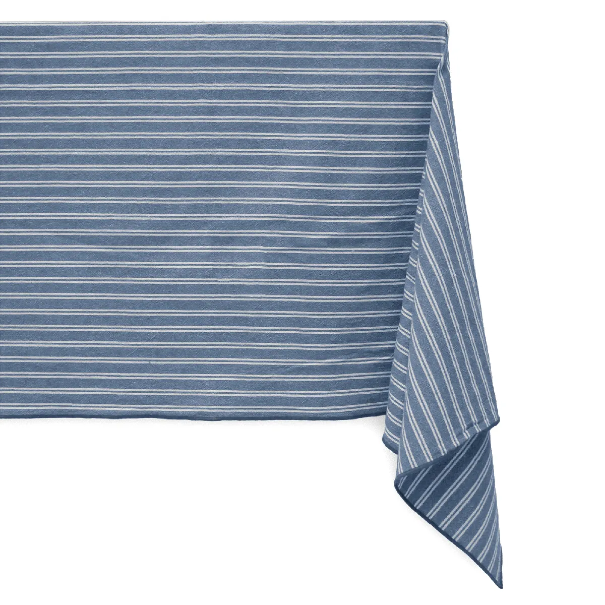 Nappe Rectangulaire 160x200 Cm Coton Lili Bleu Marine